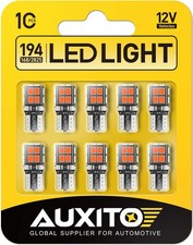 AUXITO 194 LED Light Bulb Red 168 2825 W5W T10 Wedge 14-SMD LED Replacement