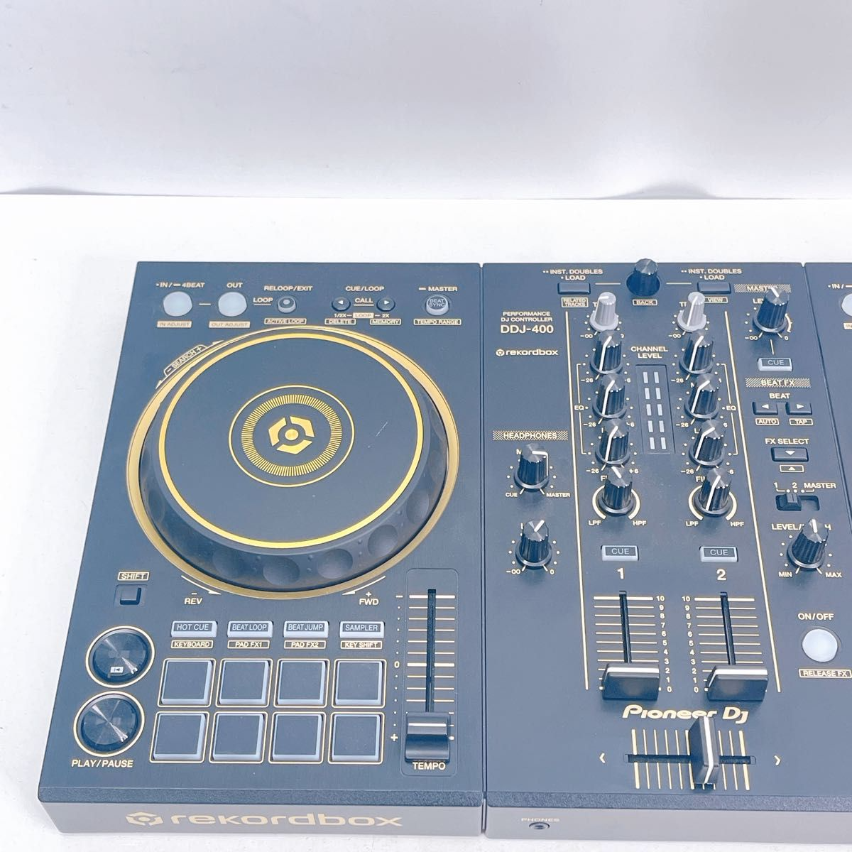 Pioneer DJ DDJ-400 GoldBlack DJ Controller 2-channel rekordbox