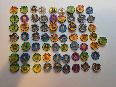 105 PIECE Topps WWE Power Chipz SOME BANGERS