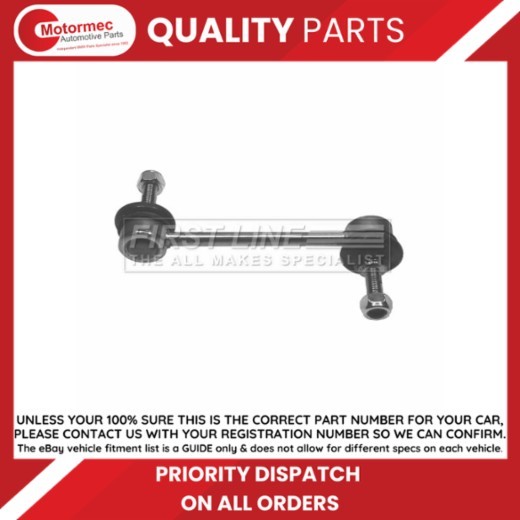 FIRST LINE FDL6725 Stabiliser Bar Link/Coupling Rod Rear Right Left Fits Citroen - Image 2