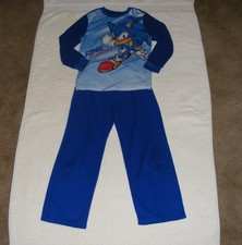 Sonic The Hedgehog Blue Flame Resistant 2-Piece Pajamas - Size 6/7