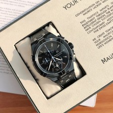 MAURICE LACROIX Aikon AI1018-PVB01-337-1  Black Dial Quartz Men's Watch Box