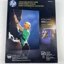 Hp Advanced Photo Paper 66 lbs. Glossy (5” x 7”) 50 Sheets (Q8690A) #67