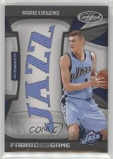 2009-10 Certified Fabric of the Game Team Die-Cut 24/25 Andrei Kirilenko s5q