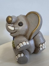 THUN ELEFANTE 2012, SEDUTO CON QUADRIFOGLIO, PEEFETTO, FUORI PRODUZIONE