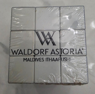 Sealed Waldorf Astoria Maldives Ithaafushi Resort Rubik's Cube Puzzle NEW