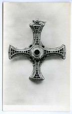 1960's Postcard St Cuthbert's Cross 7th Century Pectoral Cross Durham Cathedral