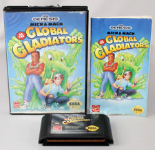 Mick & Mack as the Global Gladiators Sega Genesis Complete CIB! Tested! Nice!