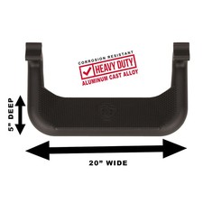 Carr 124031-1 Super Hoop; Assist/Side Step; XP3 Black Powder Coat; Single