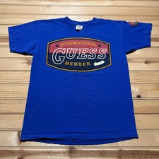 Vintage 90s Guess International Member Graphic T-Shirt USA Made Youth - Medium