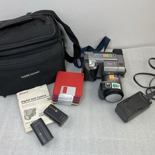 Sony Mavica MVC-FD91 Digital Still Camera Floppy Disk 14x Zoom Bundle READ