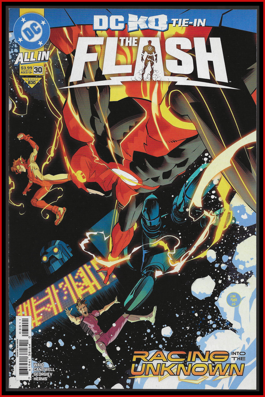 THE FLASH #30-A (2026) MORA 1ST PRINT DC K.O. TIE-IN DC COMICS 9.4 NM