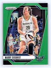 2024 Panini Prizm WNBA MADDY SIEGRIST Green Prizm #94 Wings