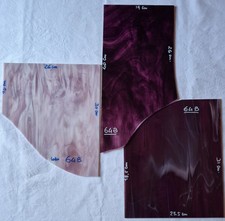 LOTTO PEZZI DI VETRO ARTISTICO per CREAZIONI TIFFANY/MOSAICO Rif.64B