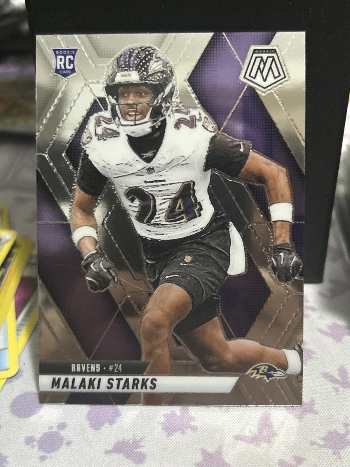 2025 Mosaic Malaki Starks RC #347 Baltimore Ravens