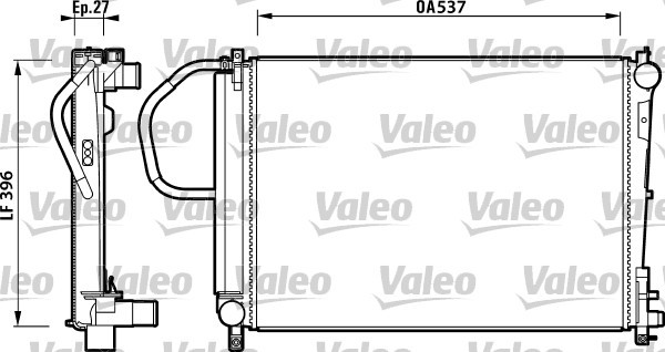 Fits VALEO 732883 RADIATOR