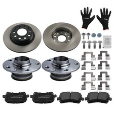 Bremsscheiben Bremsbeläge Radnabe Hinten For SEAT Altea 5P1 Leon 1P1 Audi A3 8PA