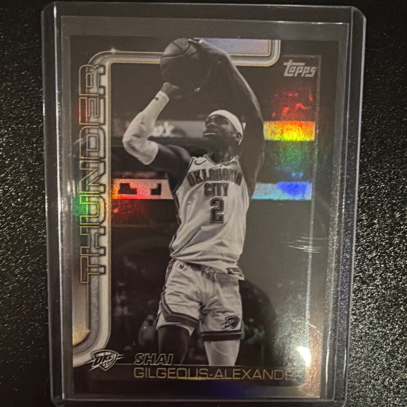 2025-26 Topps NBA Shai Gilgeous-Alexander Blackout #115 Target Black Friday SP
