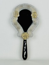 Vintage Specchio Da Tavolo O Da Parete In Vetro Di Murano Modernariato 1970