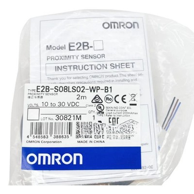 E2B-S08LS02-WP-B1 1pcs Omron Brand New sensor E2BS08LS02WPB1 Fast Ship