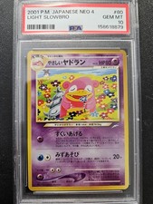 Pokemon PSA 10 Japanese Neo Destiny Light Slowbro No. 080 GEM MINT Komiya