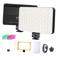 VL120 LED on Camera Video Light,Mini Bi-Color LED Camera Light,Portable