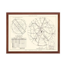 Old Map of Robins Air Force Base Vicinity, GA 1952 - Vintage