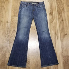 Citizens Of Humanity Jeans 29 Womens Ingrid Flare Low Rise Stretch USA 32x32.5
