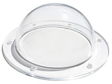 SupremeTech Acrylic Dome/Plastic Hemisphere - Clear - 3" Diameter, 1/2" Flange
