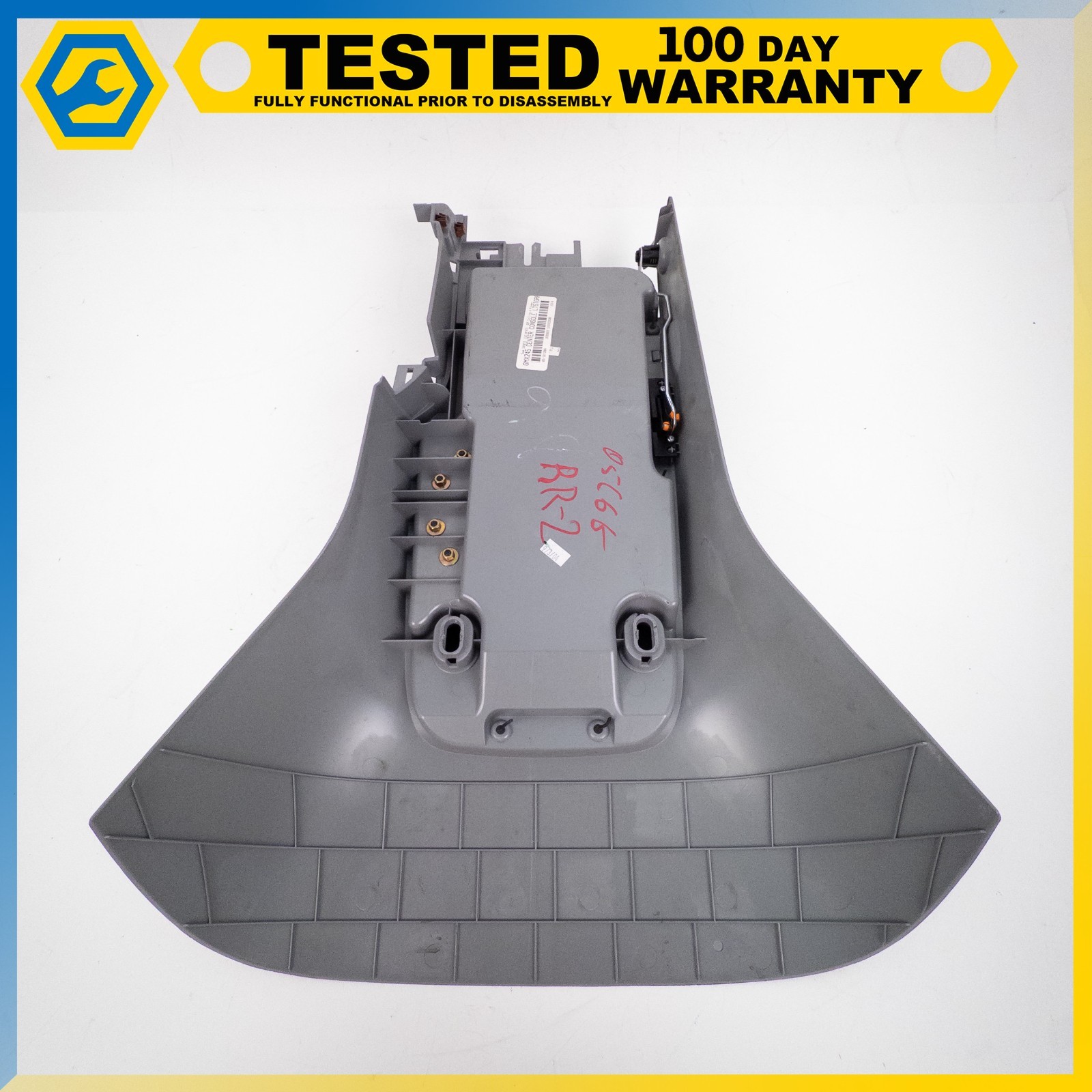 05-13 CHEVROLET CORVETTE C6 FRONT CENTER CONSOLE ARM REST LID ASSEMBLY GRAY OEM
