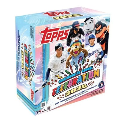 RIP & SHIP - 2025 Topps Series one 1 Baseball Mega Celebration Fun Box