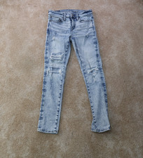American Eagle Skinny Jeans Men's 28x30 Blue airflex 360 Stretch Denim