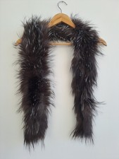 Echarpe en vraie fourrure – Grise – Excellent état
