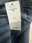 GAP 1969 Relaxed Boyfriend Cuffed Ripped Denim Blue Jeans Size 28 No Stretch — photo 10
