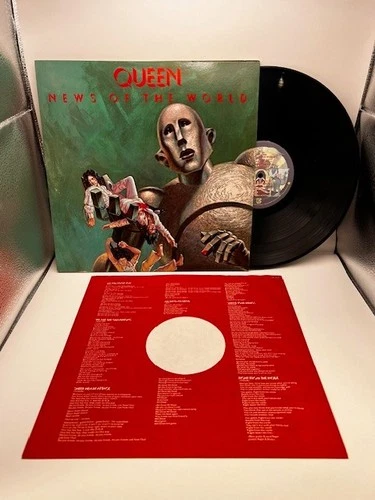 QUEEN News Of The World 6E-112 LP 1st SP Press A1/B1 Nick W Inner Vinyl EX