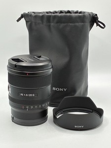 SONY SEL20F18G E-MOUNT FE 1:1.8 20mm G LENS - 20 mm f/1.8 VERY GOOD - SEL 20F18