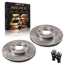 Front Disc Brake Rotors Kit for Hyundai Elantra GT 2013-2020 Venue 2020-2026