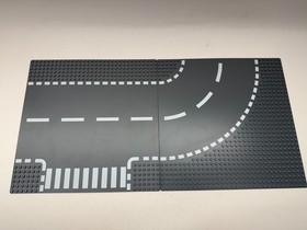 LEGO CITY: T-Junction & Curved Road Plates (7281)-