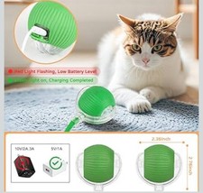 Interactive Rechargeable Cat Toy Ball with 3 Modes for Feline Entertaining Fun
