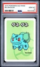 PSA 10 BULBASAUR OLD MAID POKEMON