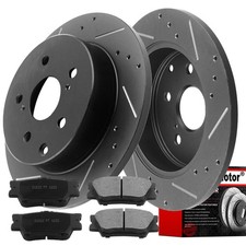 Rear Disc Rotors Ceramic Brake Pads Kits For Toyota	RAV4 2006-2018 Brake Rotor