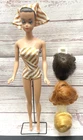 VINTAGE BARBIE DOLL FASHION QUEEN ORIGINAL WIGS STAND SWIM SUIT TURBAN 1964 870