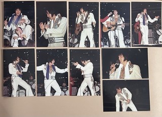 Elvis Concert Candid Photo Set / Keith Alverson / Atlanta / 1976