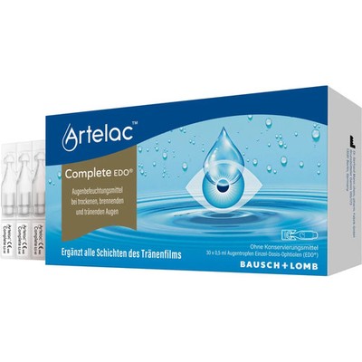 Artelac Complete Edo Augentropfen 30X0,5ml - PZN 11617896