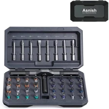 42-in-1 Magnetic Screwdriver Set, Professional Ratchet Handle Tool Kit Gray 