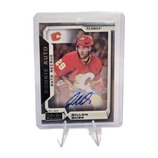 2018-19 O-Pee-Chee Platinum Rookie Autographs #RDD Dillon Dube Calgary Flames