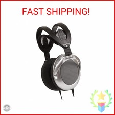 Koss UR40 Collapsible Over-Ear Headphones, Lightweight, Retro Style, Silver and