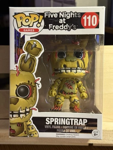 FUNKO POP Five Nights at Freddy's FNAF Springtrap #110 RARE