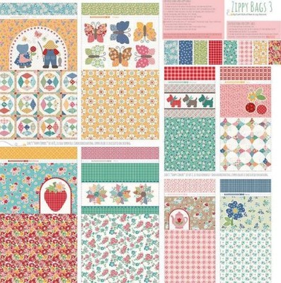 54'' X 54'' Panel Home Decor Zippy Bags 3 Patchwork Floral Cotton Fabric D456.24