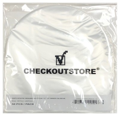 Anti Static Round Bottom Semi-transparent for 12'' Vinyl LP (Inner Sleeves)